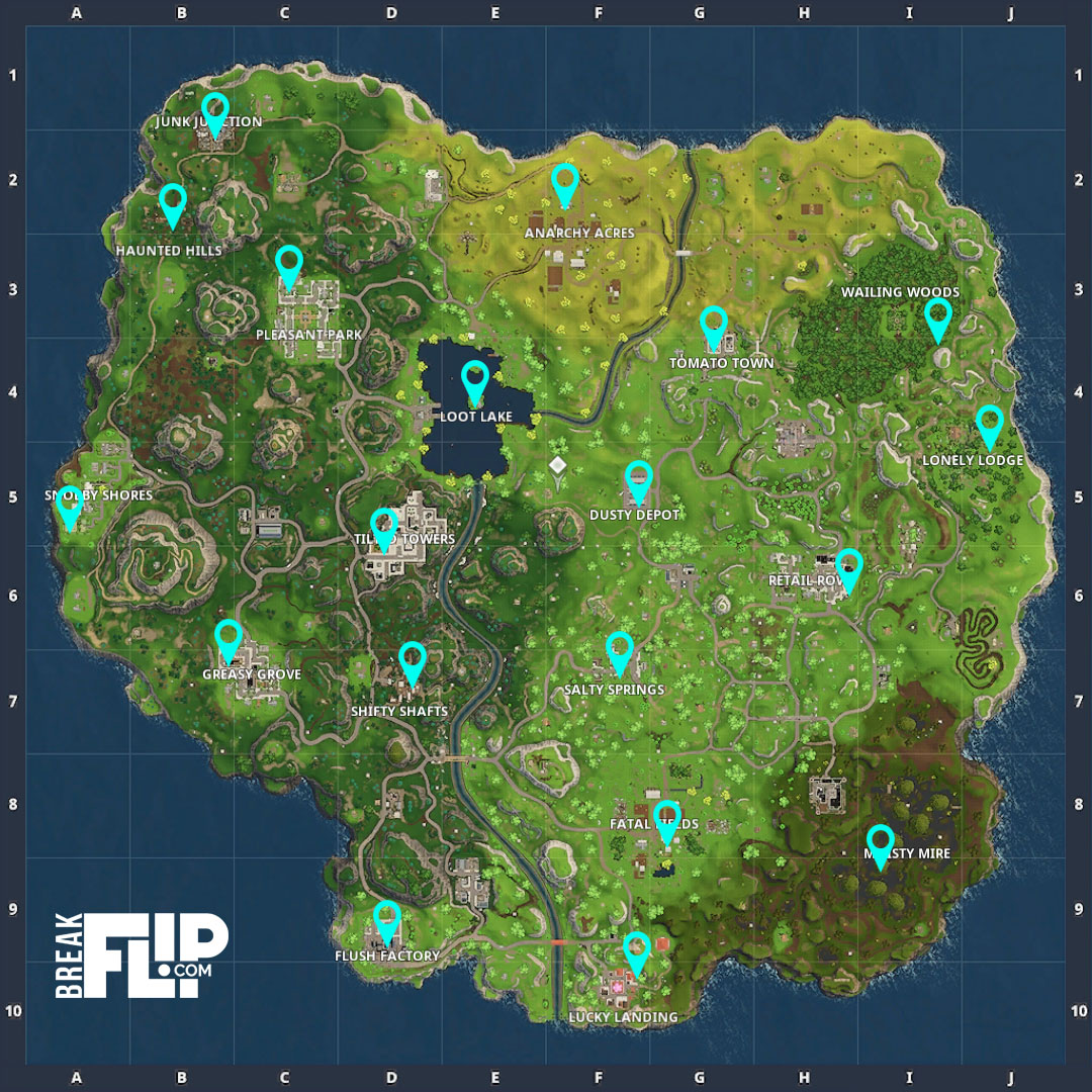 Fortnite Chercher les nains de jardin cachés dans différents endroits Breakflip Actualités
